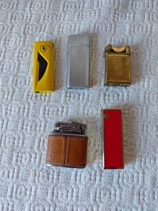 Lote mecheros vintage especiales variados