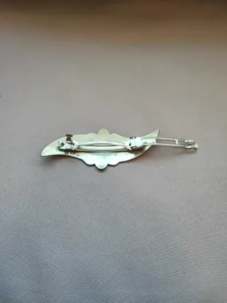 Pasador Plata Nácar Flor