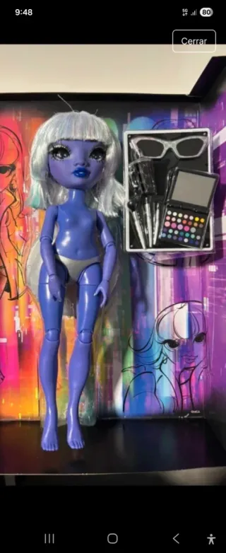 Muñeca Morada Nueva