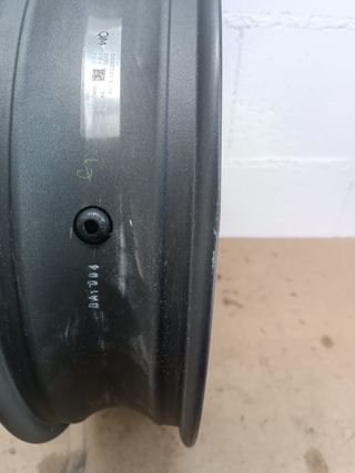 Llanta CB125R 2018-24 Honda doblada rueda trasera