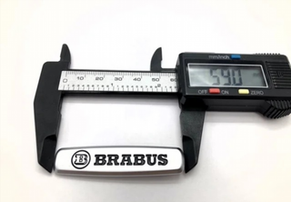 EMBLEMA DE ASIENTO MERCEDES BRABUS 59mm
