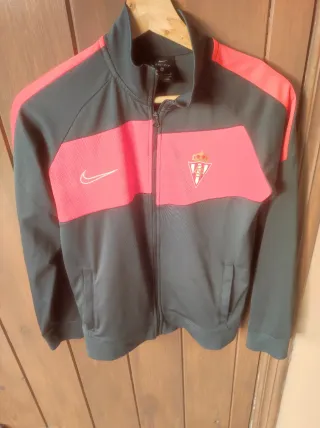 Chaqueta Sporting Gijón Nike Niño Roja
