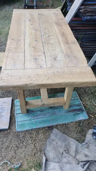 Tablas de madera rústica envejecida