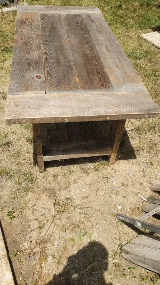 Tablas de madera rústica envejecida