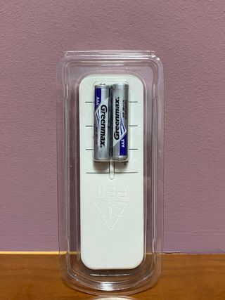 Lámpara de techo cuadrada de cristal.