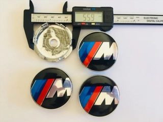 4 CENTROS DE RUEDA BMW M 60MM
