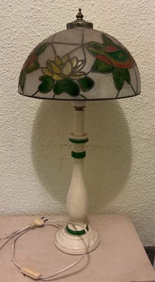 Lámpara de pie Tiffany vidriera