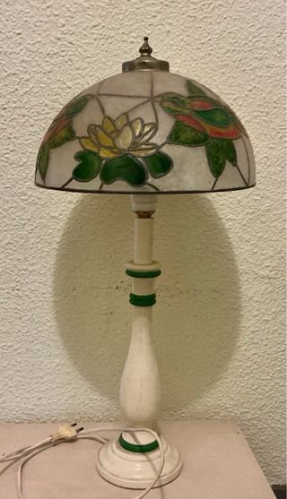 Lámpara de pie Tiffany vidriera
