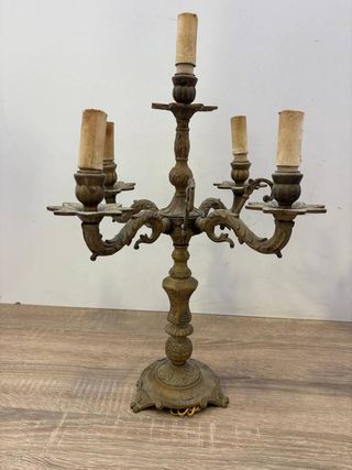 2 CANDELABROS ANTIGUOS