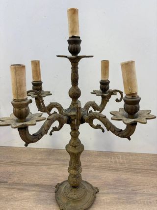 2 CANDELABROS ANTIGUOS