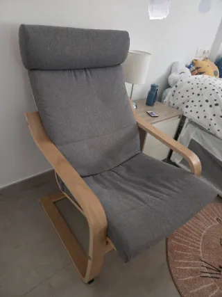 Mecedora Ikea gris