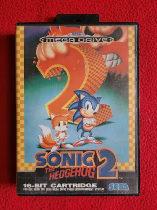 Mega Drive Sonic 2 Cartucho y Manual
