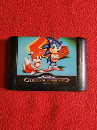 Mega Drive Sonic 2 Cartucho y Manual