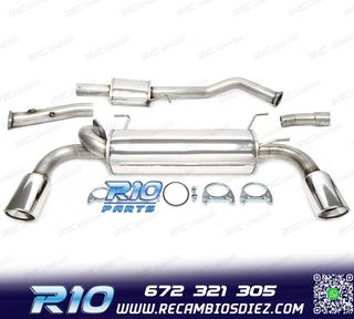 SILENCIOSO ESCAPE MAZDA MX5 98-05 SALIDA SIMPLE AMBOS LADOS