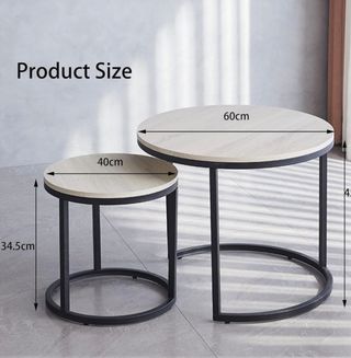 Mesa de centro blanca nueva