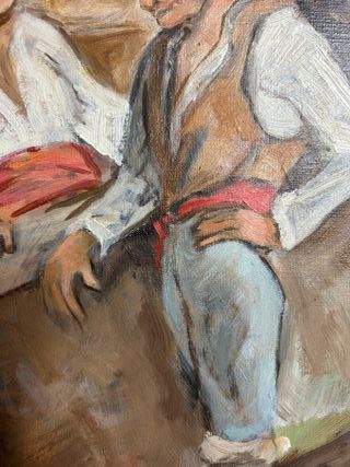 Cuadro Costumbrista C. Alcántara López 1970