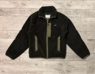 Giacca leggera Lacoste verde oliva