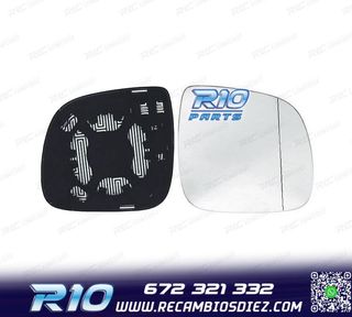 CRISTAL ESPEJO + BASE DERECHO VOLKSWAGEN VW TOUAREG 07-10