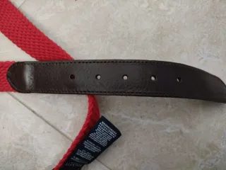 Cinturón Hackett London Rojo y Marrón