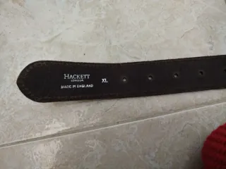 Cinturón Hackett London Rojo y Marrón