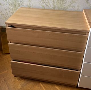 Cajonera de madera 3 cajones