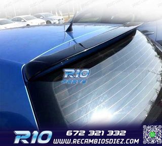 ALERON SPOILER VOLKSWAGEN VW POLO MK4 01-09 ABS NEGRO BRILLO