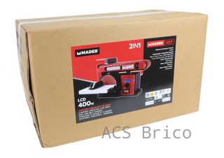 Lijadora Circular y Cinta - 400W - 63780 - Mader