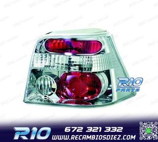 PILOTOS VOLKSWAGEN VW GOLF 4 97-04 CROMO HALOGENEO