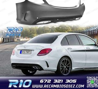 PARAGOLPES TRASERO MERCEDES CLASE C W205 14- LOOK AMG PDC