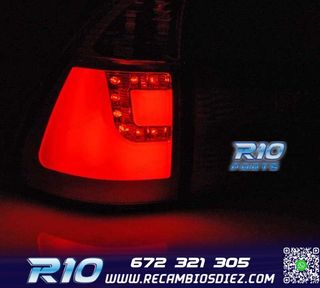 PILOTOS BMW X5 E53 99-03 ROJO AHUMADO LED