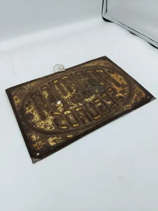 ANTIGUA PLACA ADRIATICA SEGUROS 1838