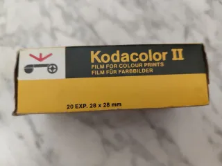 Carrete Kodacolor II ISO 100/21°