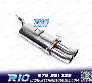 SILENCIOSO ESCAPE PARA OPEL ASTRA 1991-1998 INOX x2 DTM