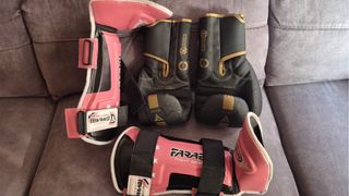 Pack espinilleras y guantes RDX