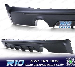 DIFUSOR BMW F22 F23 LOOK M PERFORMANCE NEGRO MATE