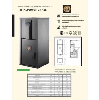 Caldera de Pellets Totalpower27 kW VAL10002