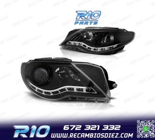 FAROS PARA VOLKSWAGEN VW PASSAT CC 08-12 LUZ DIURNA FONDO NE