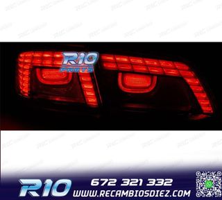 PILOTOS VOLKSWAGEN VW PASSAT 10-14 LED ROJO AHUMADO