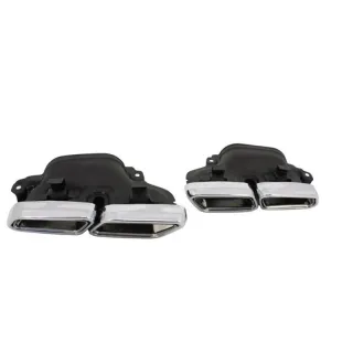 Salidas dobles de escape Mercedes tipo C63 S63 AMG