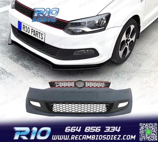 PARAGOLPES DELANTERO VOLKSWAGEN VW POLO 6R 09-14 LOOK GTI