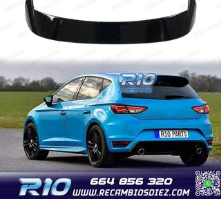 ALERON SPOILER SEAT LEON MK3 5P 13-20 NEGRO BRILLO
