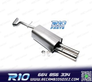 SILENCIOSO ESCAPE PARA VOLKSWAGEN VW GOLF IV 09 1996- x2