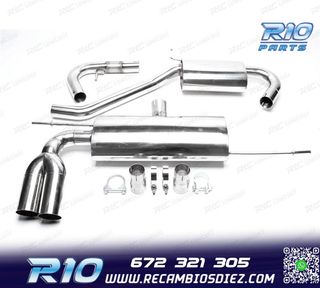 SILENCIOSO ESCAPE VOLKSWAGEN VW GOLF MK5 03-08 DOBLE IZQUIE