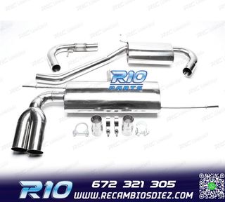 SILENCIOSO ESCAPE AUDI A3 8P 03-12 DOBLE VISIBLE