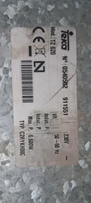 Placa Vitrocerámica Teka 4 fuegos