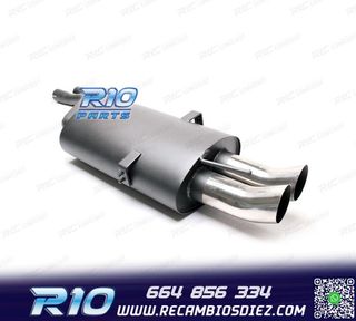 SILENCIOSO ESCAPE BMW SERIE 3 E46 2000- x2 DTM