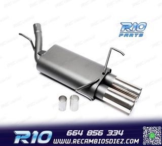 SILENCIOSO ESCAPE PARA OPEL CORSA 09 2000-2006 x2
