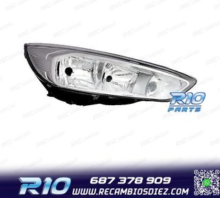 FARO DCH PARA FORD FOCUS 14-18 FONDO CROMO