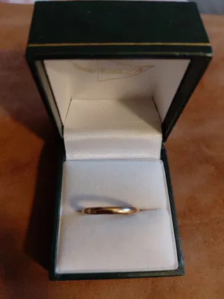 Anillo Oro Laminado 14kl Compromiso