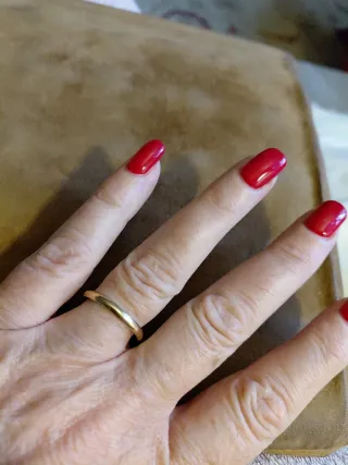 Anillo Oro Laminado 14kl Compromiso